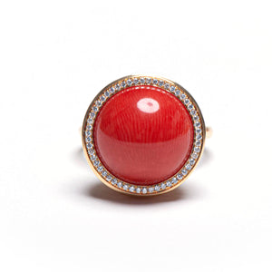 Red Coral Ring