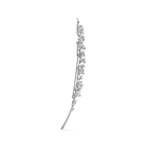 white calycina brooch